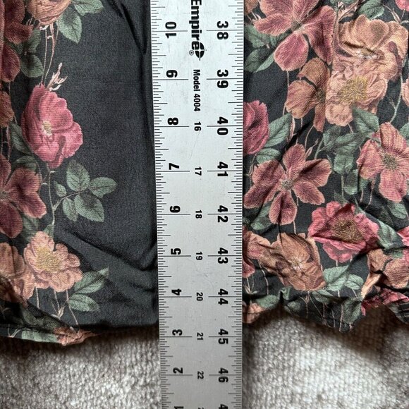 Auguste The Label Dress US 6 Womens Black Cami Slip Midi Floral - Picture 5 of 8